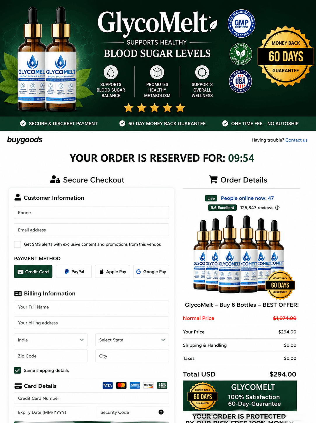 GlycoMelt-order-page